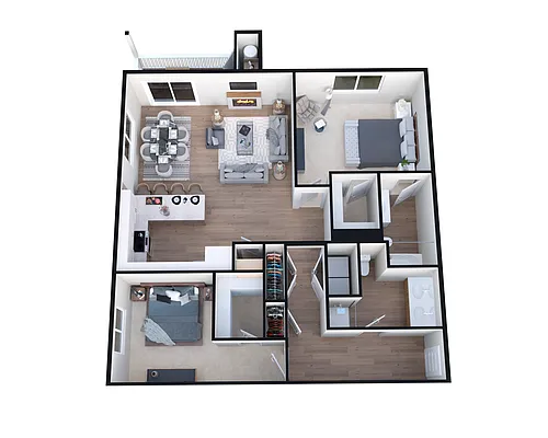 Floor plan Model C