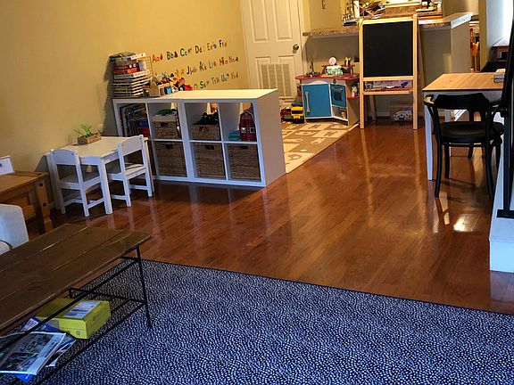 Downstairs from back of house