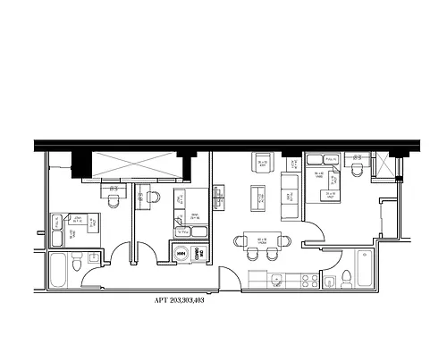 Floor plan 203