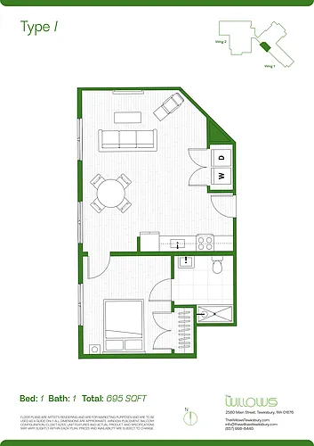 Floor plan Type I