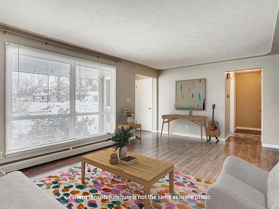 Virtually staged living room