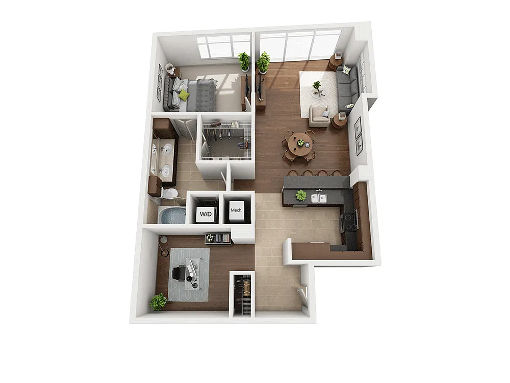 Floor plan Plan G (A1BD)