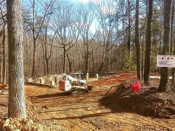  left front corner of lot 