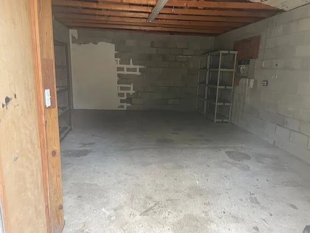 Interior of storage room