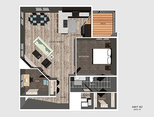 Floor plan Baxter with Den