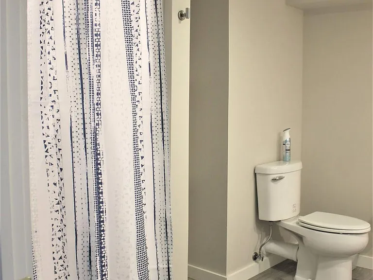 Downstairs full bathroom with walk-in shower.