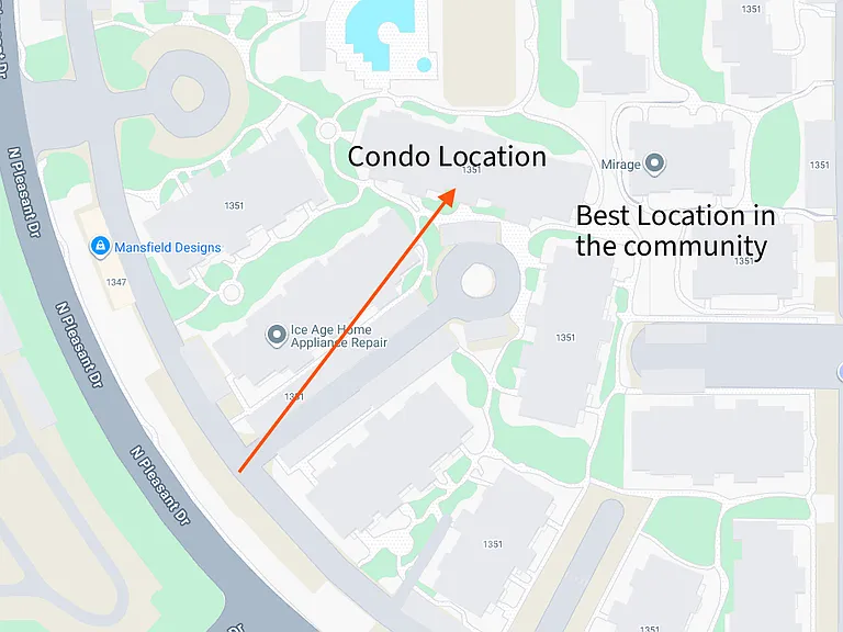 Unit 2021 location (Building 2) Quite & closest to the best amenities, pool, tennis courts and Basketball