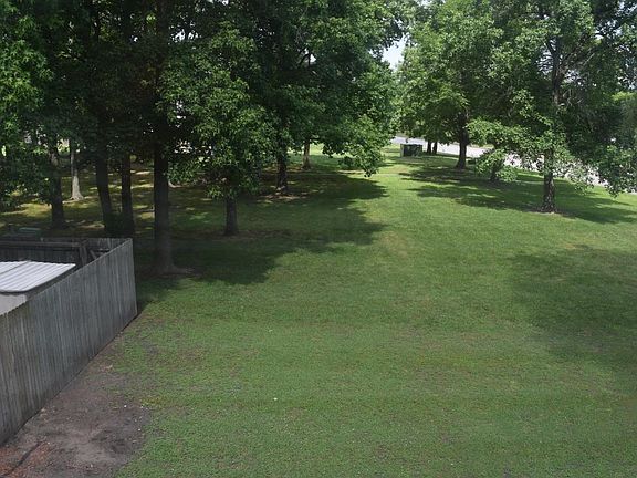 Back yard from upstairs window
