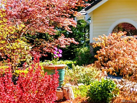 I couldn't help but add the Seller's photo of her cherished gardens... sit on front porch or on back deck, depending on your mood or time of day.