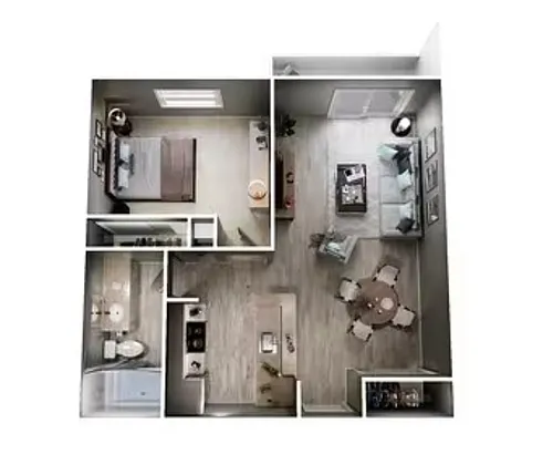 Floor plan Executive 1 Bedroom