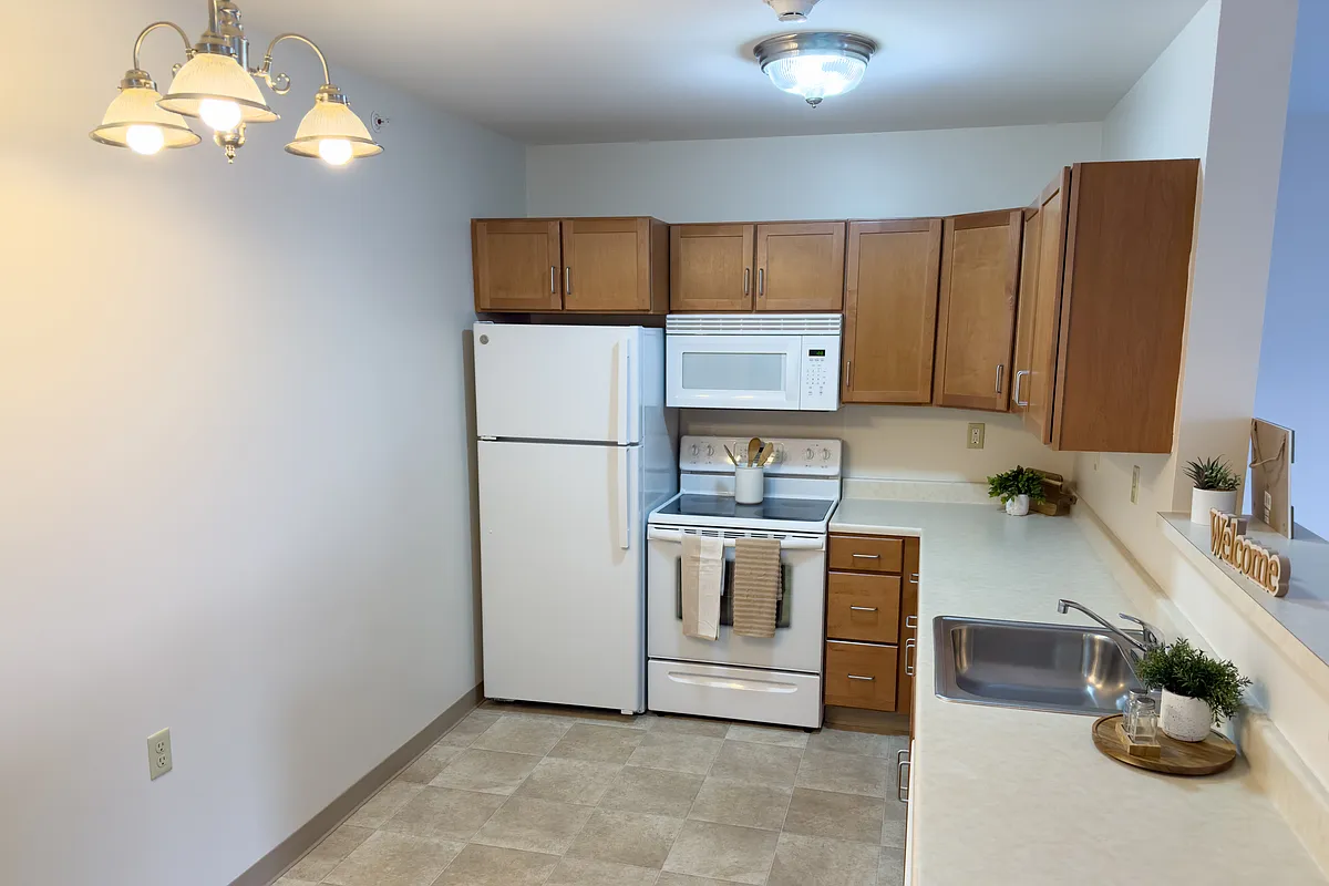 Kitchen - Crestmount Square Senior Apartments