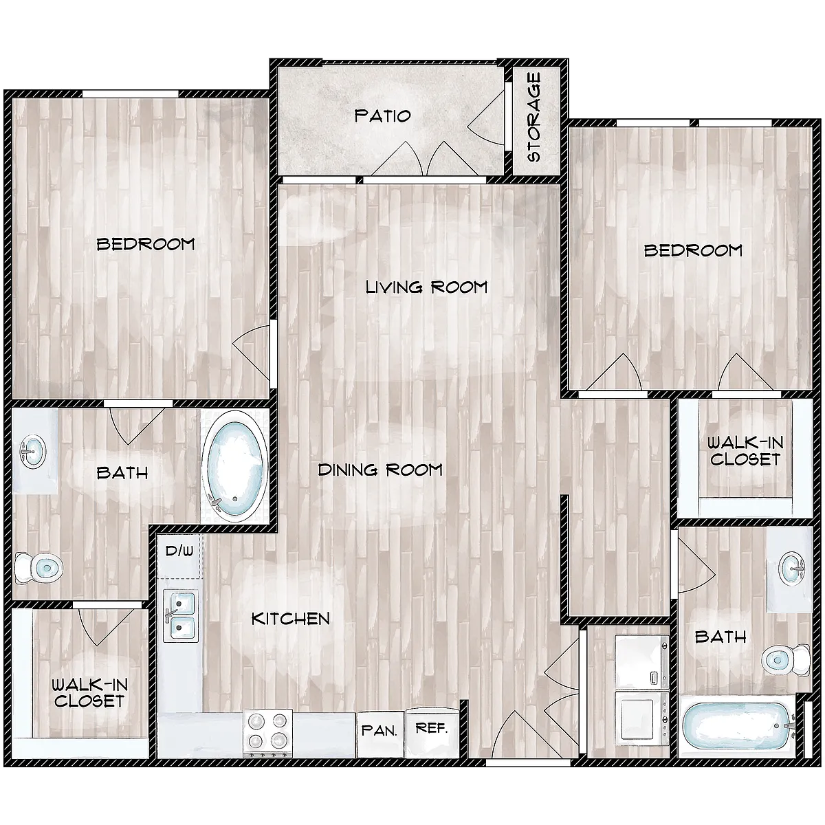Floor plan B1