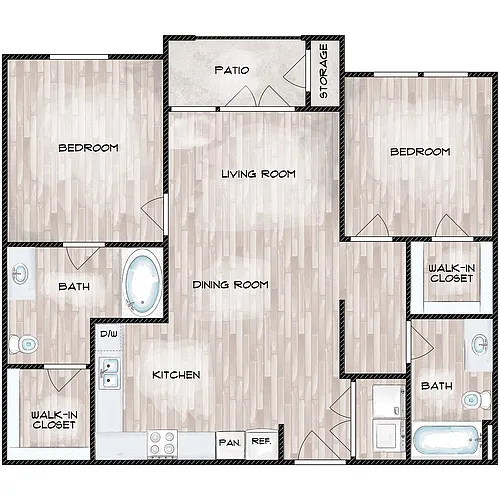 Floor plan B1e