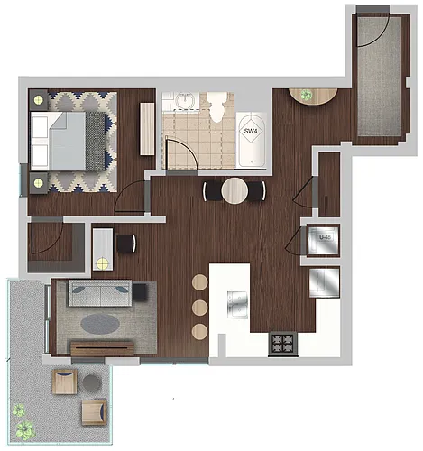 Floor plan B6