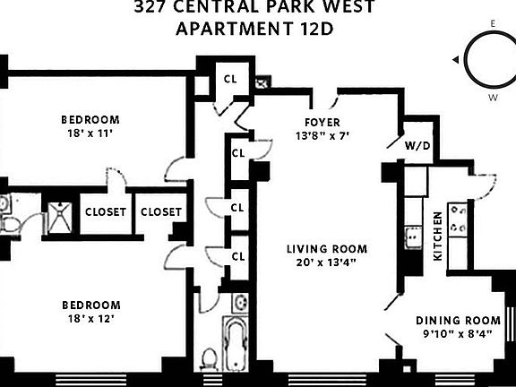 2nd image of 327 Central Park W #12D