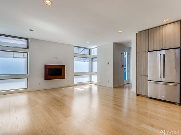 As you enter the townhome, your first stop is the living room. 