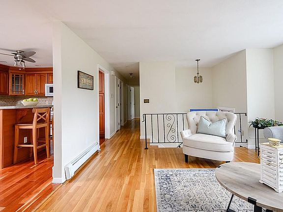 LR look down to bedrooms