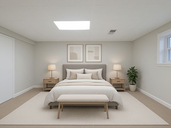 bedroom (virtually staged)