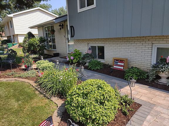 Beautiful front landscaping