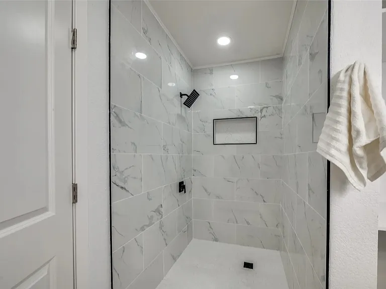Master bathroom walk-in shower