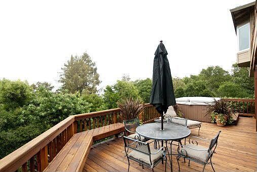 Lower Deck and hot tub