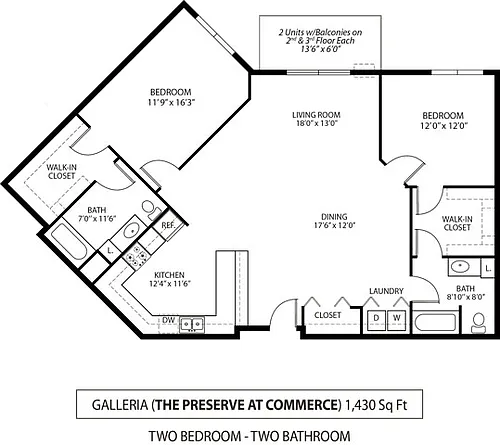 Floor plan Galleria