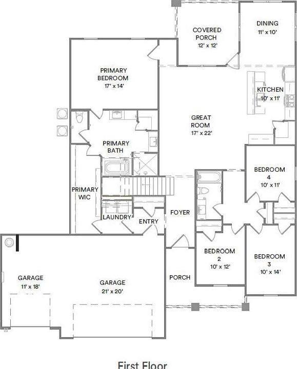 Downstairs Floorplan