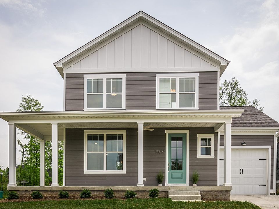 Wraparound porch and one car garage