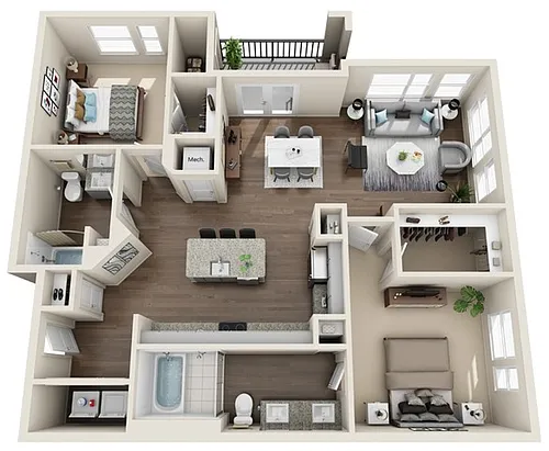 Floor plan The Oasis