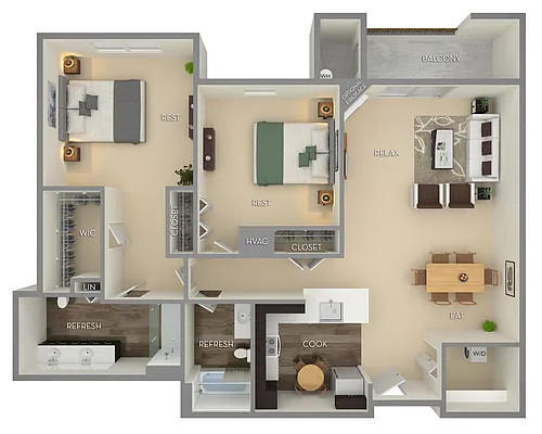 Floor plan La Marchand V