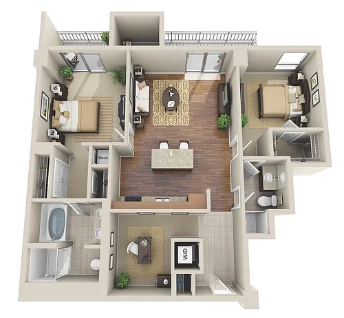 Floor plan B2-S