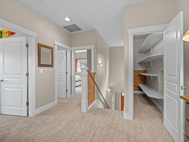 Top of Stairs with extra Cedar-lined Closet