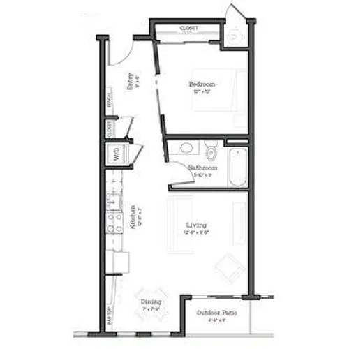 Floor plan 1BC