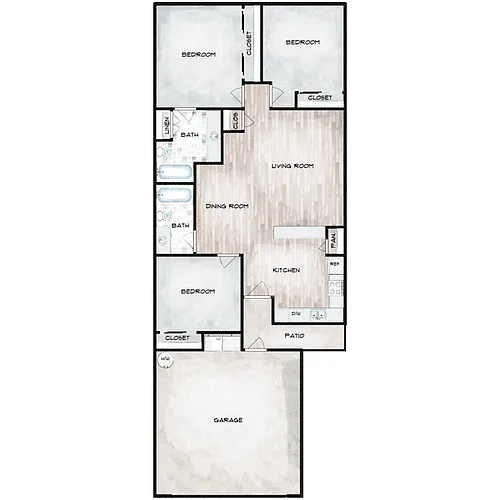 Floor plan Plan B