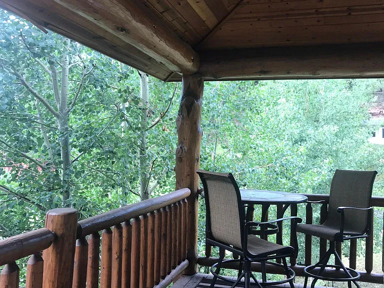 Wrap around Covered & Vaulted Deck
