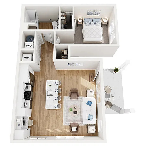 Floor plan 1B