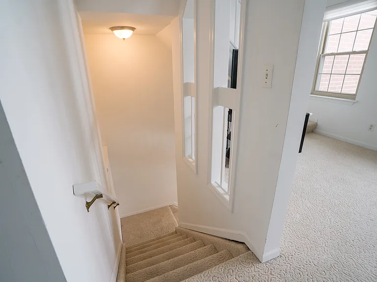 Stairs from garage to main level