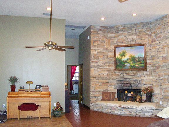 MAGNIFICENT STONE FIREPLACE