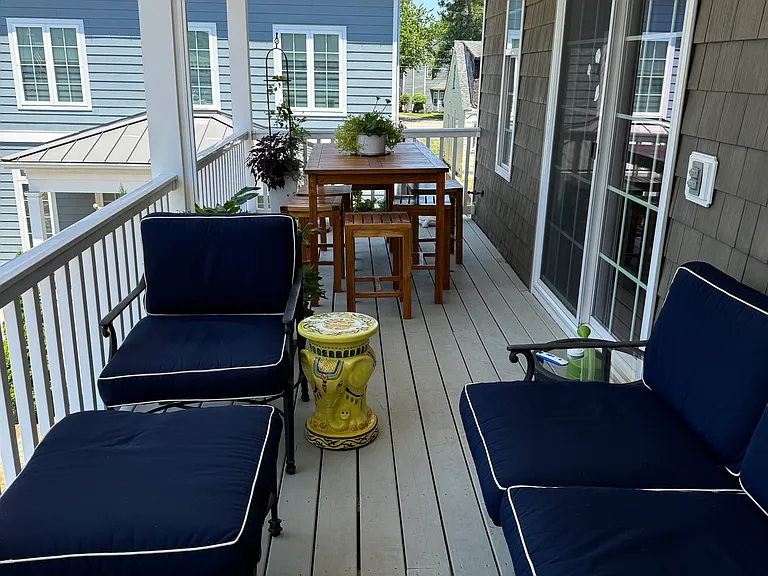 Porch off the kitchen.
