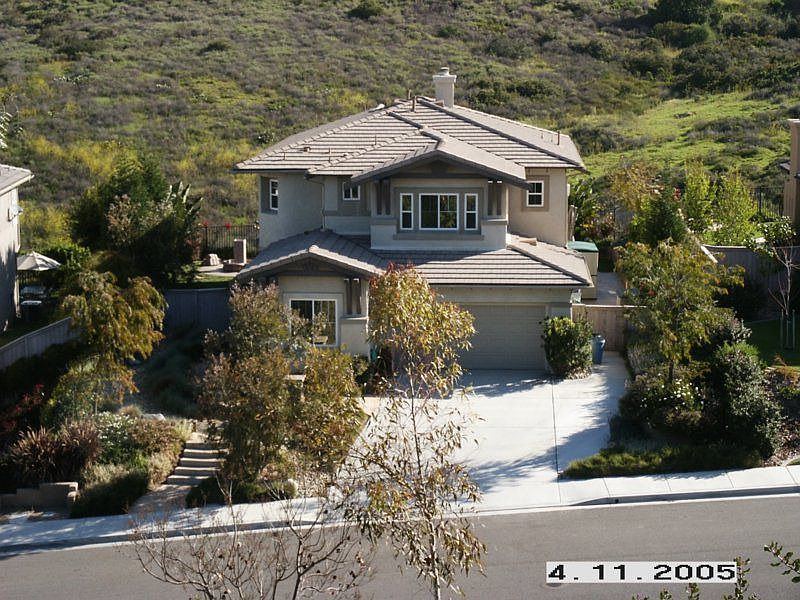 Picture of canyon view behind the home