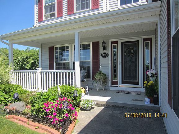 Inviting front porch
