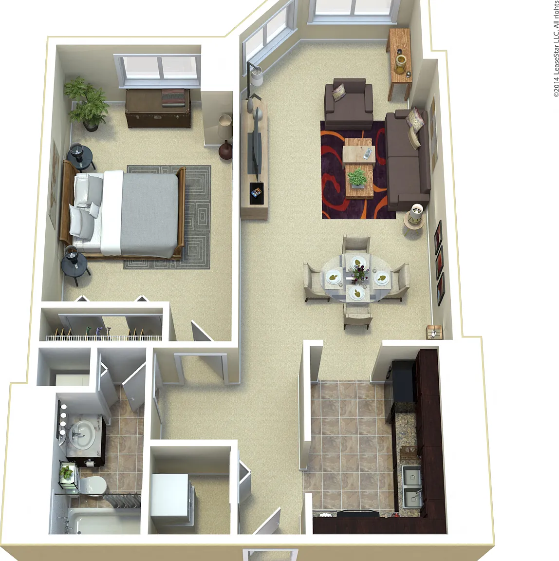 The Apartments at Charles Plaza — Photo 3