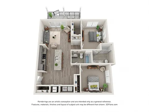 Floor plan Monstera