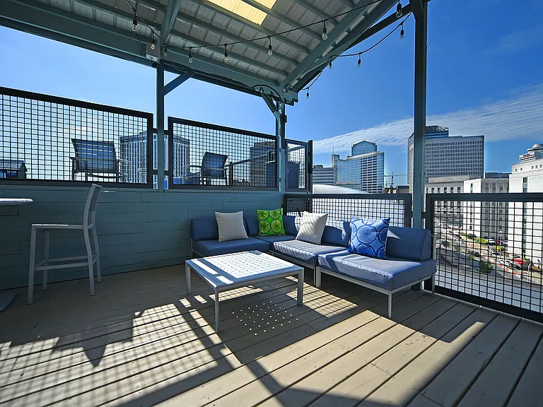 Rooftop Terrace with City Views