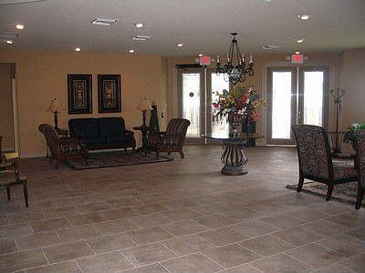 Clubhouse entry: Front doors