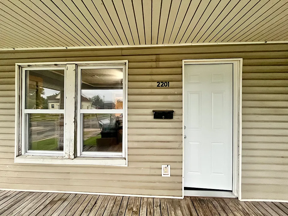 Newly installed front door