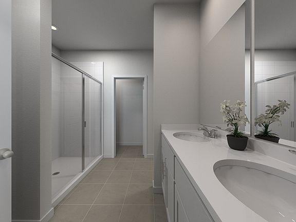 Primary bathroom in the Azalea.