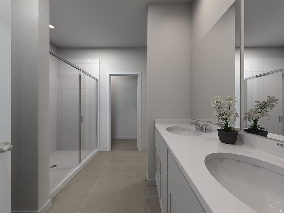 Primary bathroom in the Azalea.