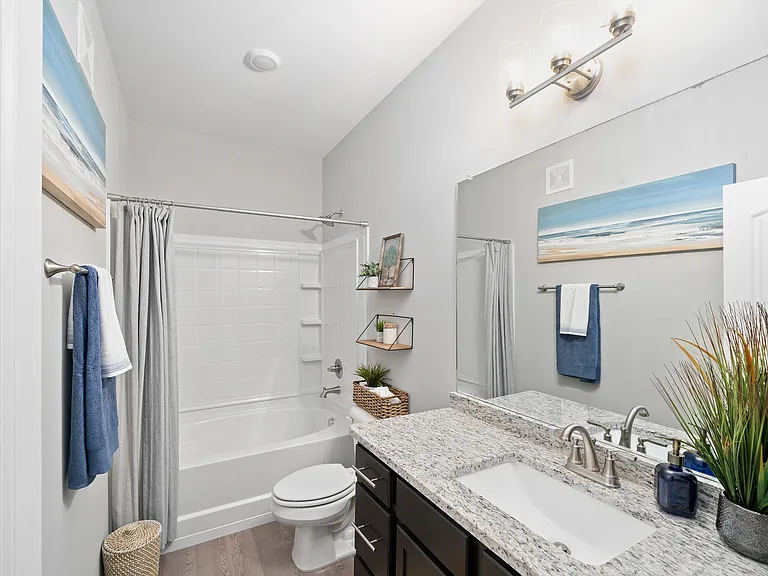 Bathroom + Granite Counters