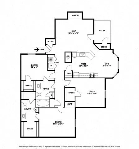Floor plan C2A
